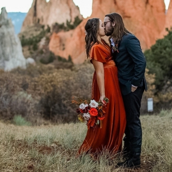 Velvet infinity dress - Picture 3 of 4